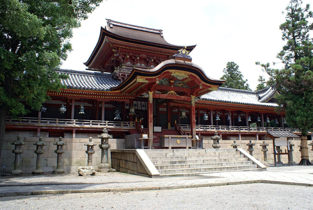 心游舎の事務局がある石清水八幡宮