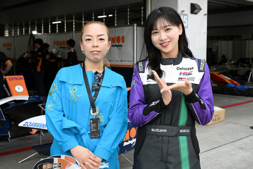 自動車産業やモータースポーツの振興に力を注ぐ瑶子さま