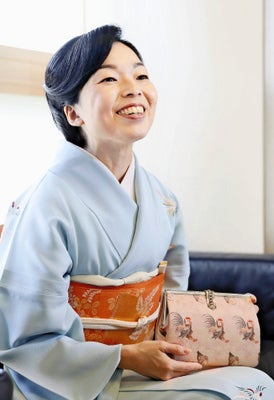 着物姿の彬子さま