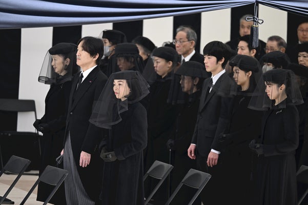 百合子さまの斂葬の儀