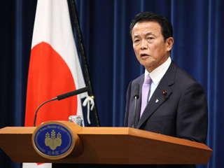 首相時代の麻生太郎