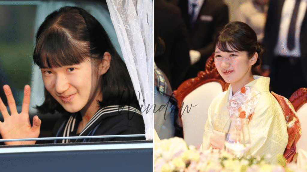 愛子さまの表情の比較画像