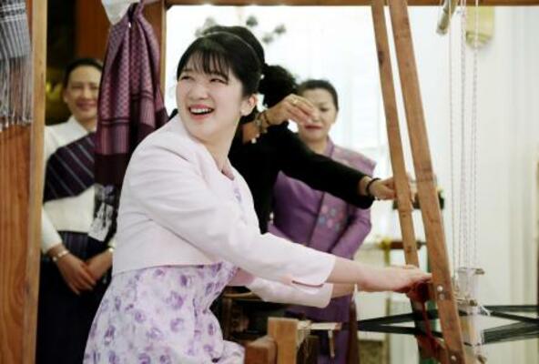 ラオス訪問中の愛子様