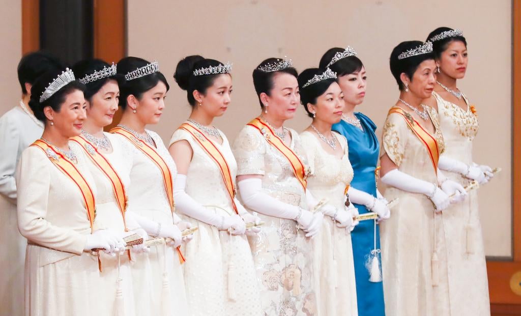 「新年祝賀の儀」に参列する女性皇族