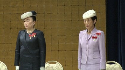 全国赤十字大会に参加された信子様と久子様