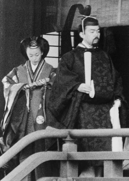 三笠宮家の寛仁さまと信子さまの結婚の儀