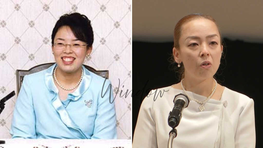 彬子さまの昔と現在の比較画像