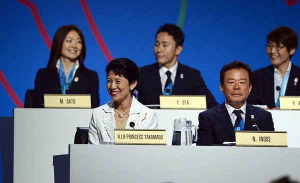 オリンピックの最終プレゼンテーションに臨む久子さま