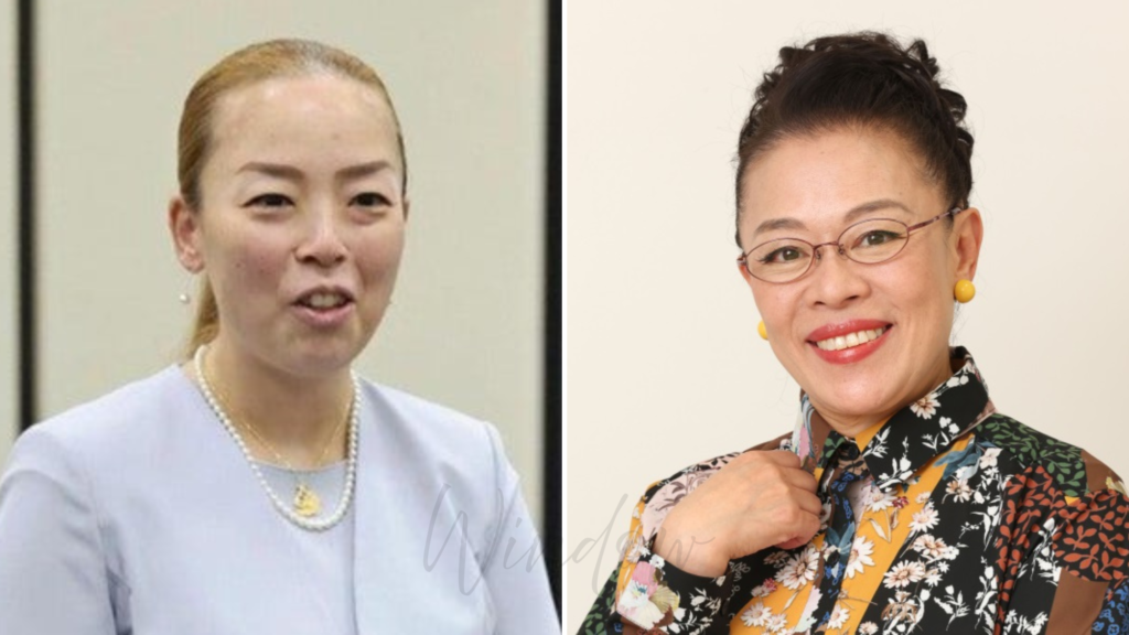 瑶子さまと柴田理恵の比較画像