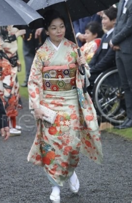 振袖姿の彬子さま