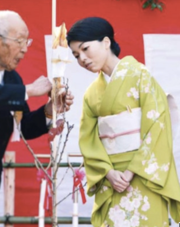 彬姫櫻の植樹　彬子さま