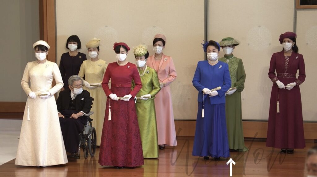 立皇嗣の礼に参列する久子さま