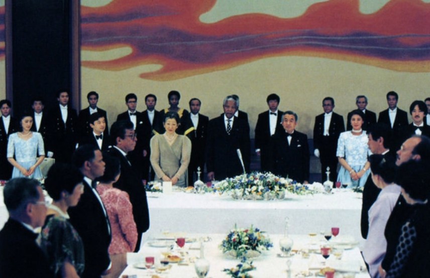 マンデラ大統領との晩餐会