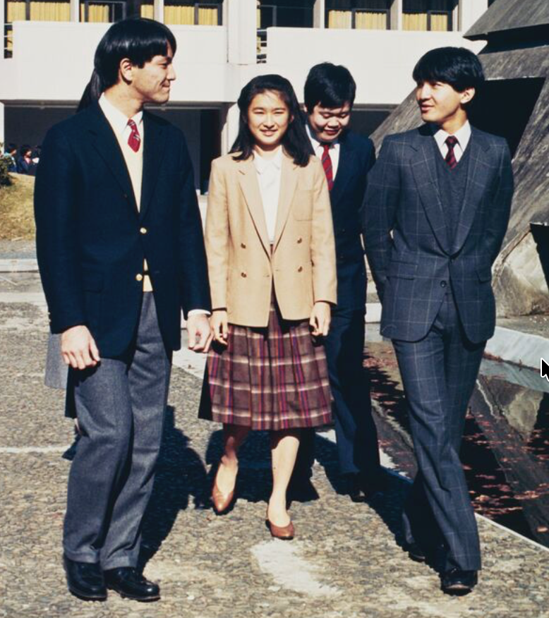 学生時代の紀子さま