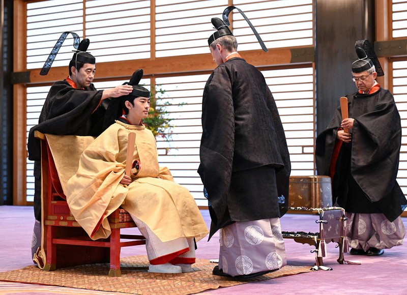 悠仁さまの加冠の儀