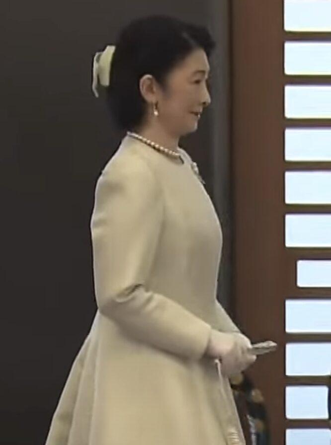 加冠の儀での紀子さま