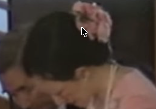 加冠の儀の美智子さまの髪飾り