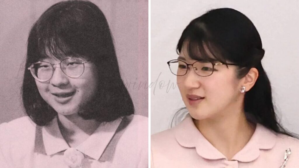 愛子さまと黒田清子さまの比較画像